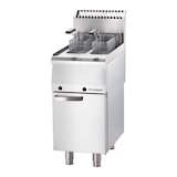 thumbnail of Stalgast Edelstahl Gas Fritteuse, 2x 7 Liter Doppelbecken, Serie 700 ND