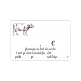 thumbnail of 10 étiquettes LAIT VACHE 10x7 cm