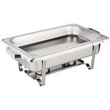 thumbnail of Speisewärmer Chafing Dish Set Basic GN 1/1 | rechteckig 61x36x32cm | Volumen 9 Liter | Silber Edelstahl | Buffet Catering Rechaud Gastronomie Wärmebeh