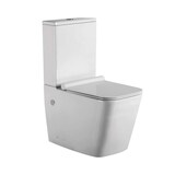 thumbnail of Pack Inodoro completo Cuadrado Fondo Reducido Rimless y Tapa con caída Amortiguada + Bidet a Suelo de Baño Moderno
