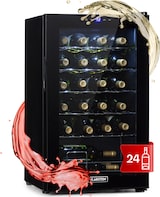 thumbnail of Klarstein Shiraz 24 Uno Weinkühlschrank 63l 24Fl Touch-Bedienfeld  5-18°C Schwarz