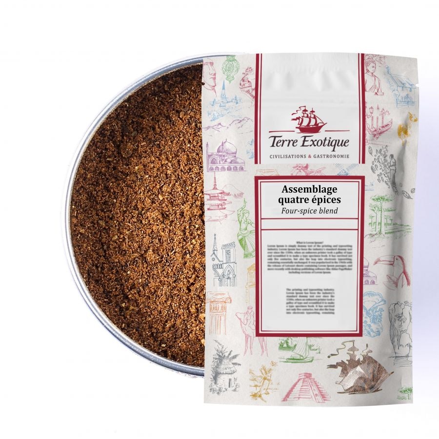 TERRE EXOTIQUE Assemblage quatre épices 500 g