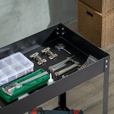 thumbnail of DURHAND Carrello Porta Attrezzi da Officina a 2 Ripiani in Acciaio