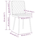 thumbnail of vidaXL Eetkamerstoelen 2 st kunstleer zwart