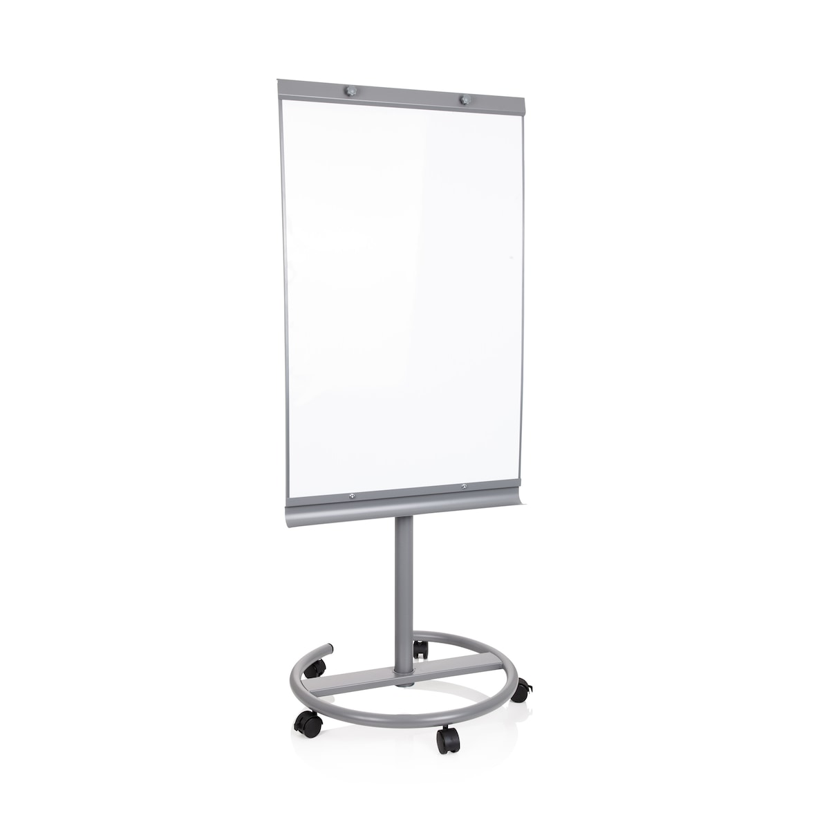 Lavagna / Whiteboard a fogli mobili MULTIBOARD Argento Regolabile in altezza/magnetica hjh OFFICE