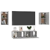 thumbnail of Helloshop26 - Conjunto de muebles de 4 piezas que incluye armario aparador mueble de TV televisión para salón dormitorio salón 02_0024705