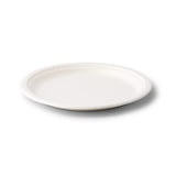thumbnail of BIOZOYG 100 Stück Einwegteller rund Ø 26 cm Bio Geschirr Zuckerrohr Teller stabil biologisch abbaubar kompostierbar Bagasse Einwegteller Bioparty