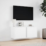 thumbnail of vidaXL TV-Wandschrank mit LED-Beleuchtung Weiß 80x31x35 cm