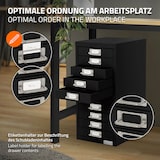 thumbnail of ML-Design Aktenschrank 10 Schubladen 28x38x60 cm Schwarz | DIN A4 Metallschrank Büro Werkzeugschrank Aufbewahrung