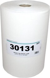 thumbnail of Brotex® Dry Soft 57, Airlaid Wischtuchrolle einseitig geprägt, weiß, 88 % Zellstoff, 12 % VAT-Binder, 40x38 cm, 500 Blatt