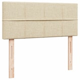 thumbnail of vidaXL Ottoman-Bett mit Matratze Creme 120x190 cm Stoff