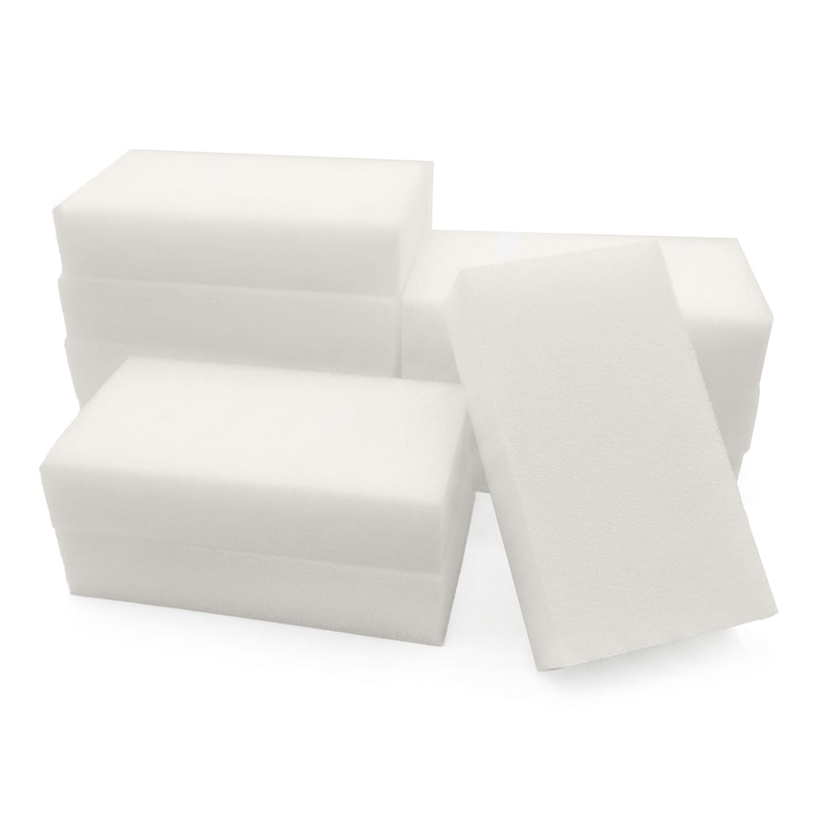 Set van 10 professionele vlekverwijderende reinigingssponzen (11,2 x 6,2 x 2,3 cm) - Verwijdert vuil en vlekken van vloeren, muren, meubels...