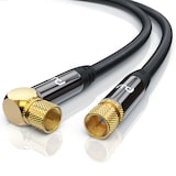 thumbnail of Primewire SAT-Kabel, Koax, F-Stecker, HDTV SAT Koax Kabel 90° gewinkelt, 4fach Schirmung, 135dB, 75Ohm - 2m