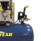 thumbnail of Compresseur d'air 100L à Courroie 3CV 2250W 10 bar Débit air 350L/min Gy3100B Goodyear