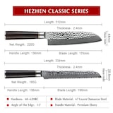 thumbnail of Hezhen - Damascus messenset 5-delig - B1Z Classic series