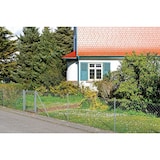 thumbnail of Maschendrahtzaun-Komplettset Drahtzaun, zum Einbetonieren, verzinkt, Höhe 80 - 120 cm, Länge 10 m