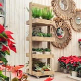 thumbnail of HORTALIA Étagère en bois Casius 4 plateaux