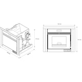 thumbnail of Insert à Granulés Idelya 9 kW Sannover