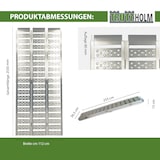 thumbnail of DREIBREIT by TRUTZHOLM 3-fach Auffahrrampe klappbar 255cm Tragkraft 1020kg Alu grau gelocht gerillt