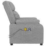 thumbnail of vidaXL Massagesessel Elektrisch Hellgrau Stoff