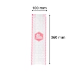 thumbnail of Sac sandwich en papier blanc décoré 10+5x36 cm par 1000
