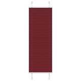 thumbnail of vidaXL Plissee Bordeauxrot 45x100 cm Stoffbreite 44,4 cm Polyester