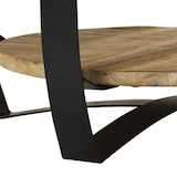 thumbnail of Table basse Bois massif de manguier brut 65x32 cm Modèle Atlas Office Stella