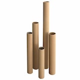 thumbnail of 10x Versandrohre Versandhülsen rund 63 x  460mm braun ohne Deckel | Format A3 A2