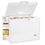 thumbnail of Exquisit Gefriertruhe GT200-HE-041C weiss | Nutzinhalt: 198 L | Schnellgefrieren | 4-Sterne-Gefrieren | Rollen | Standgerät