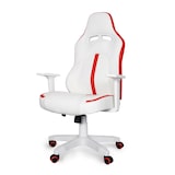 thumbnail of Cadeira De Escritório Branca e Vermelha Premium
