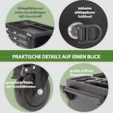 thumbnail of Werkzeugwagen Premium plus leer 8 Schubladen Seitentür abschließbar Softclose Interloc