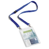 thumbnail of DURABLE - 8525-07  Portanome A6 in PPL con cordoncino in tessuto 20 DUO, blu