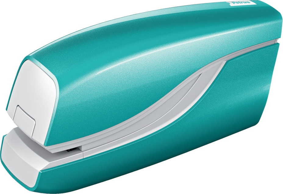 Grapadora Petrus contactless mod. E-310 (Alimentación 4 pilas 1,5V no incluidas), Verde metalizado