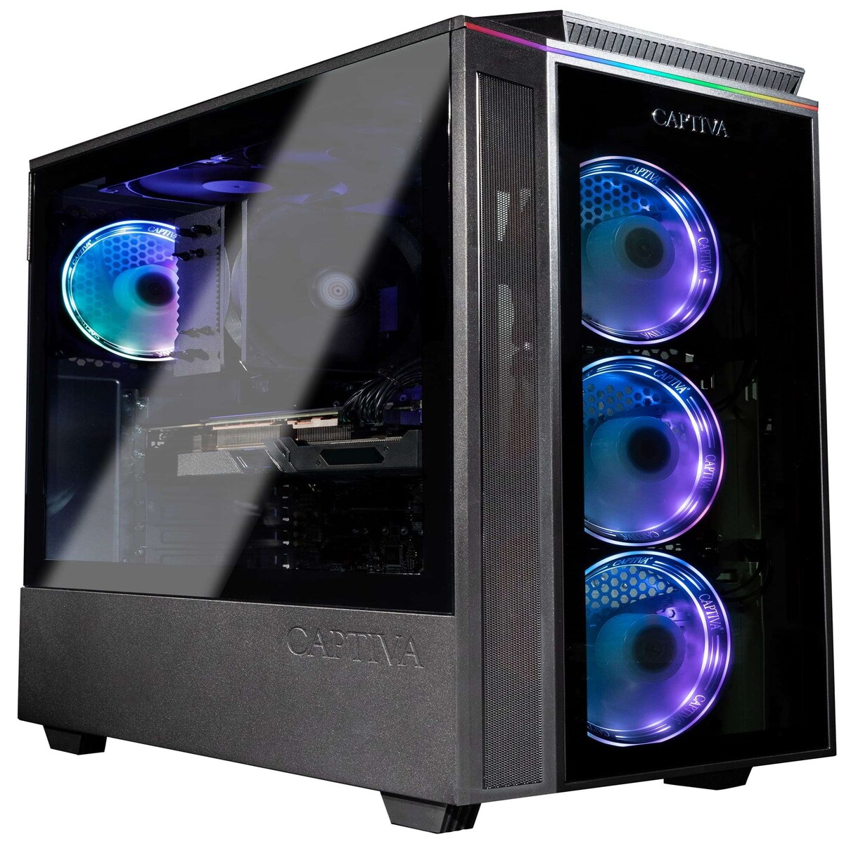 Captiva PC Advanced Gaming R91-529 (Ryzen 7 5700X/RTX5060 8GB GDDR7/SSD 2TB/32GB/WLAN/Windows 11 Home 64-bit)