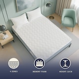 thumbnail of Twijfelaarmatras 120x190 Waterfoam & Memory Foam | Hoogte 22 cm | Medisch Hulpmiddel Kl. 1 | Hypoallergeen | Gemaakt in Italië