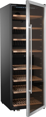 thumbnail of METRO Professional Weinkühler GWC1171D, 59.5 x 69 x 173.7 cm, 2 Klimazonen, 418 L, 171 Flaschen, schwarz/silber