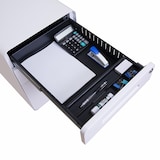 thumbnail of Cassettiera su ruote COLOR PLUS I Acciaio bianco hjh OFFICE