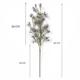 thumbnail of LAYBA Kunstblumen 3er Set Lila Violett Weiß 65 cm Schleierkraut