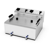 thumbnail of Freidora Industrial Eléctrica Simple Alto Rendimiento Con Grifo 20L FD20LAR600 de HR Fainca