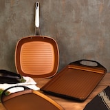 thumbnail of San Ignacio Origen - Grillpfanne 28 cm aus geschmiedetem Aluminium, Induktionsgeeignet