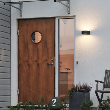 KONSTSMIDE Aplique Teramo negro mate