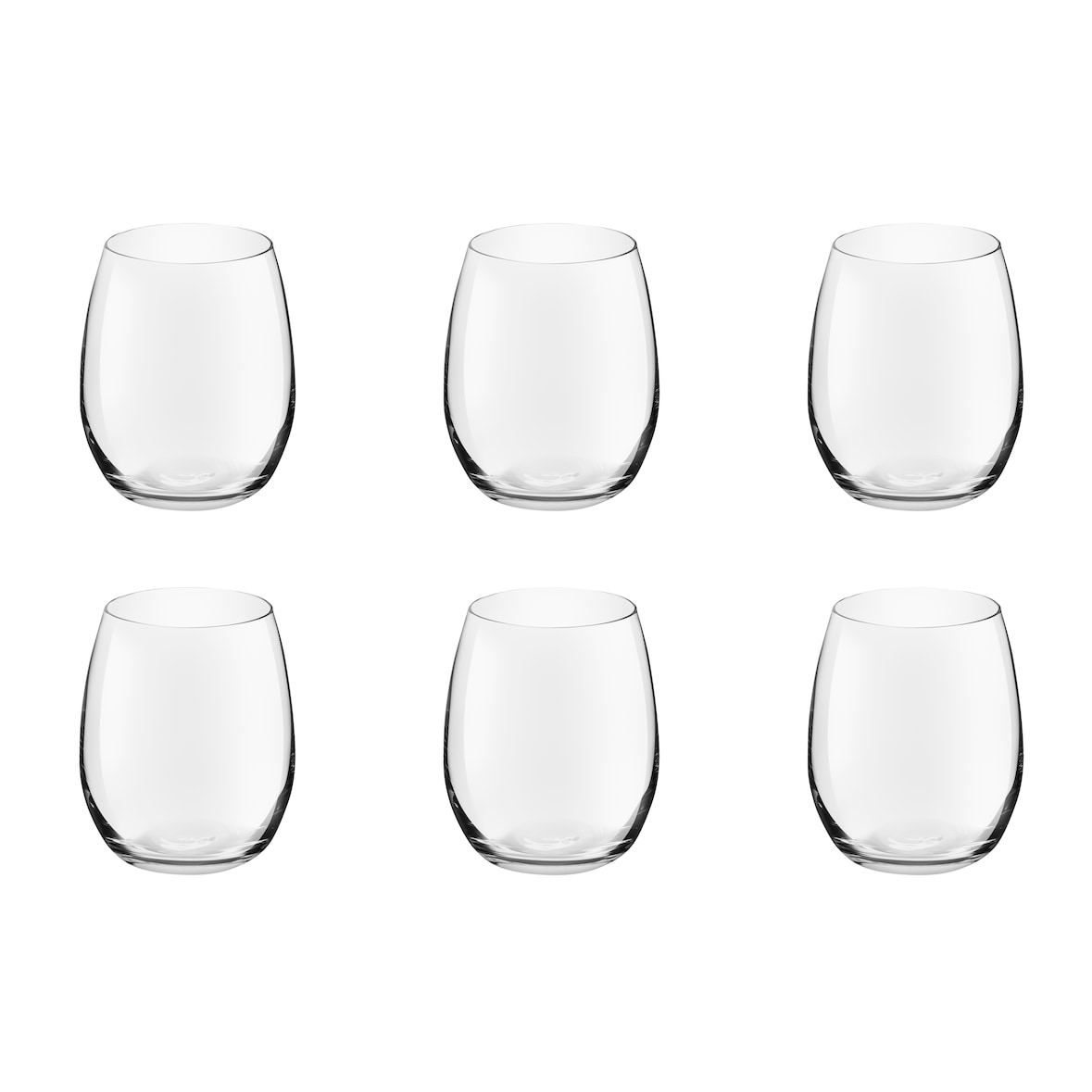 6 x Royal Leerdam Bouquet gläserset Wassergläser Glas klar 39 cl