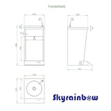 thumbnail of Skyrainbow Handwaschbecken mit Fusspedal