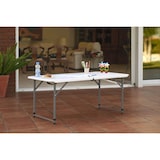 thumbnail of KG KITGARDEN - Mesa Plegable Portátil Multifuncional, 122x60x58/74/90cm, Blanco