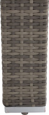 thumbnail of METRO Professional Tavolo da bar Barbados, alluminio/rattan PE/vetro temperato, 75 x 200 x 110 cm, resistente alle intemperie, per 6 persone, grigio