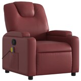 thumbnail of vidaXL Massagesessel Weinrot Kunstleder
