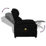 thumbnail of vidaXL Massagesessel Schwarz Stoff