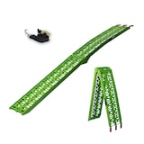 thumbnail of TRUTZHOLM 1 x Auffahrrampe klappbar 228 cm Traglast 340 kg Alu grün gelocht Motorradrampe Mofarampe