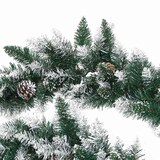 thumbnail of vidaXL Weihnachtsgirlande mit LED-Lichtern Grün 2,7 m PVC