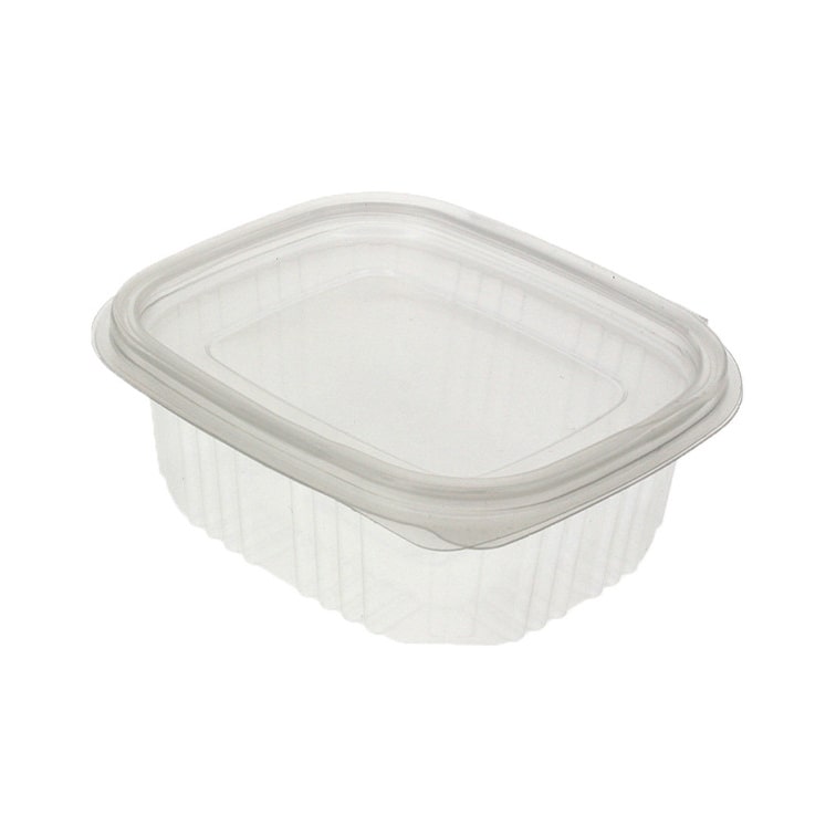 MONOUSO - Tarrina Tapa Bisagra PP 375ml Microondas (700 Uds)